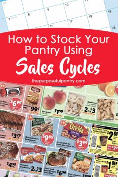 Use Sales Cycles To Fill Your Pantry On The Cheap The