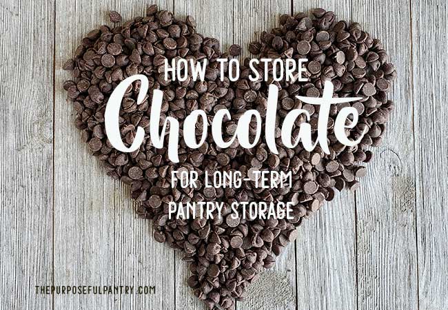 How To Store Chocolate The Purposeful Pantry