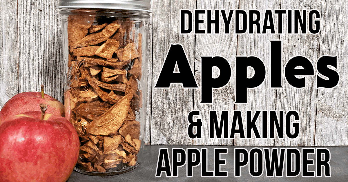 Dehydrate Apples and Make Apple Powder - The Purposeful Pantry