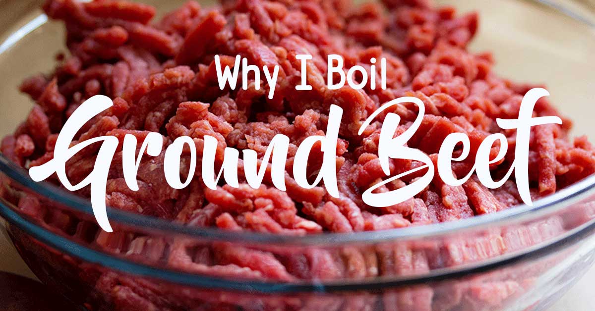 How To Boil Ground Beef?
