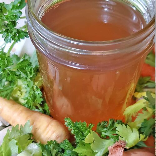 How to Can Vegetable Stock - The Purposeful Pantry