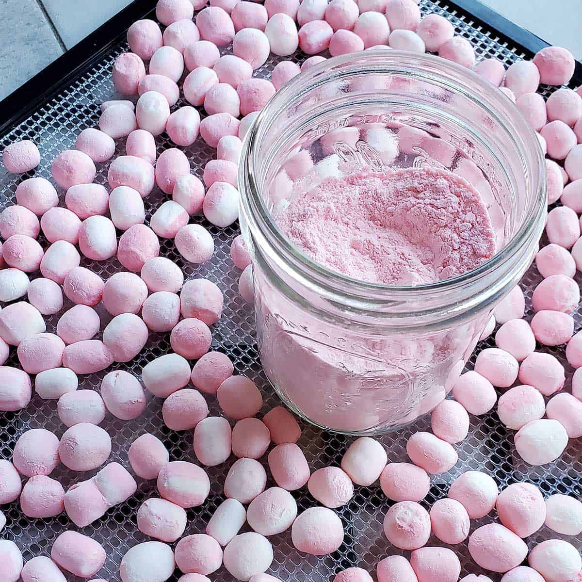 How To Dehydrate Marshmallows Make Marshmallow Powder The Purposeful Pantry