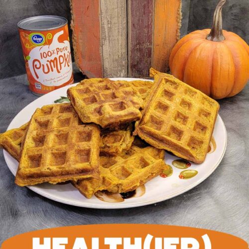 Healthy Pumpkin Waffles - The Purposeful Pantry