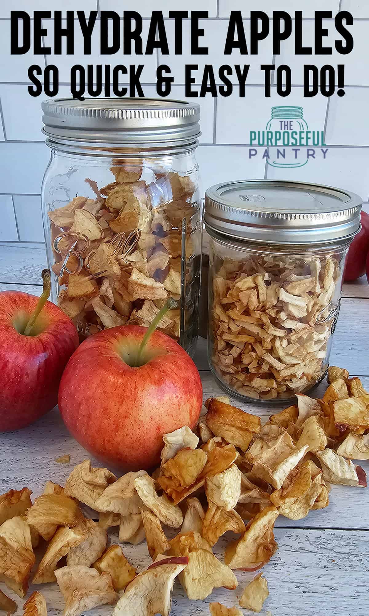 Dehydrate Apples and Make Apple Powder - The Purposeful Pantry